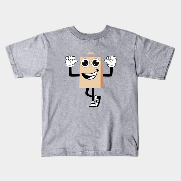 bag Kids T-Shirt by Crystal6789
